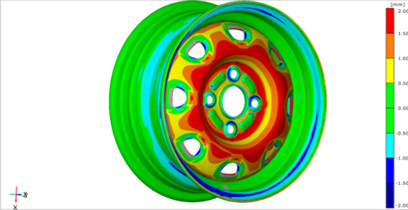 color map of a boss wheel