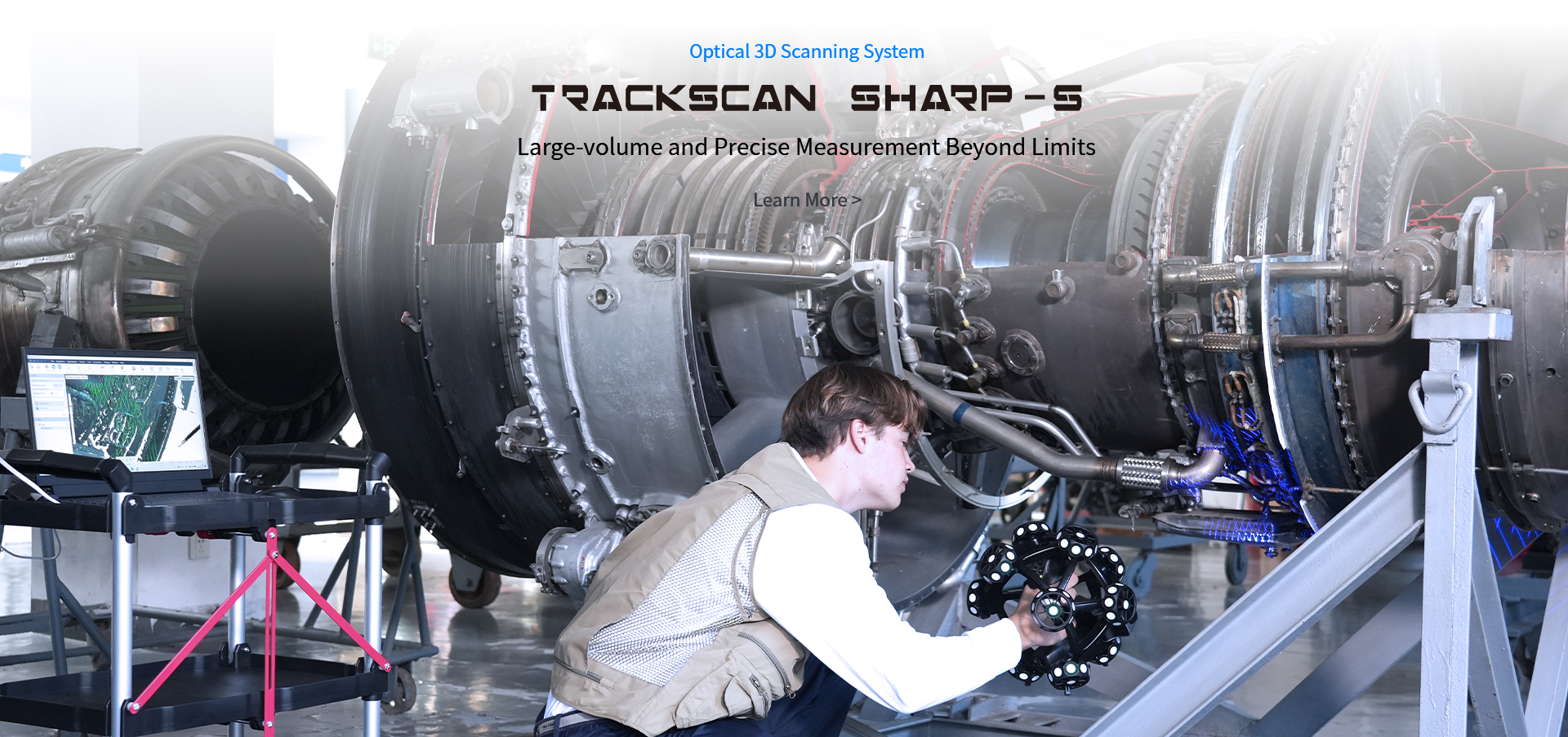 TrackScan Sharp-S 3D scanner manufacturer